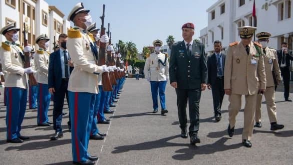 الرباط… الجنرال الفاروق بلخير يستقبل رئيس أركان الجيش الإسرائيلي في مقر القيادة العليا للقوات المسلحة الملكية