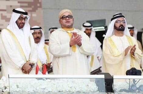 بن زايد و بن راشد يهنئان الملك محمد السادس بمناسبة عيد العرش المجيد