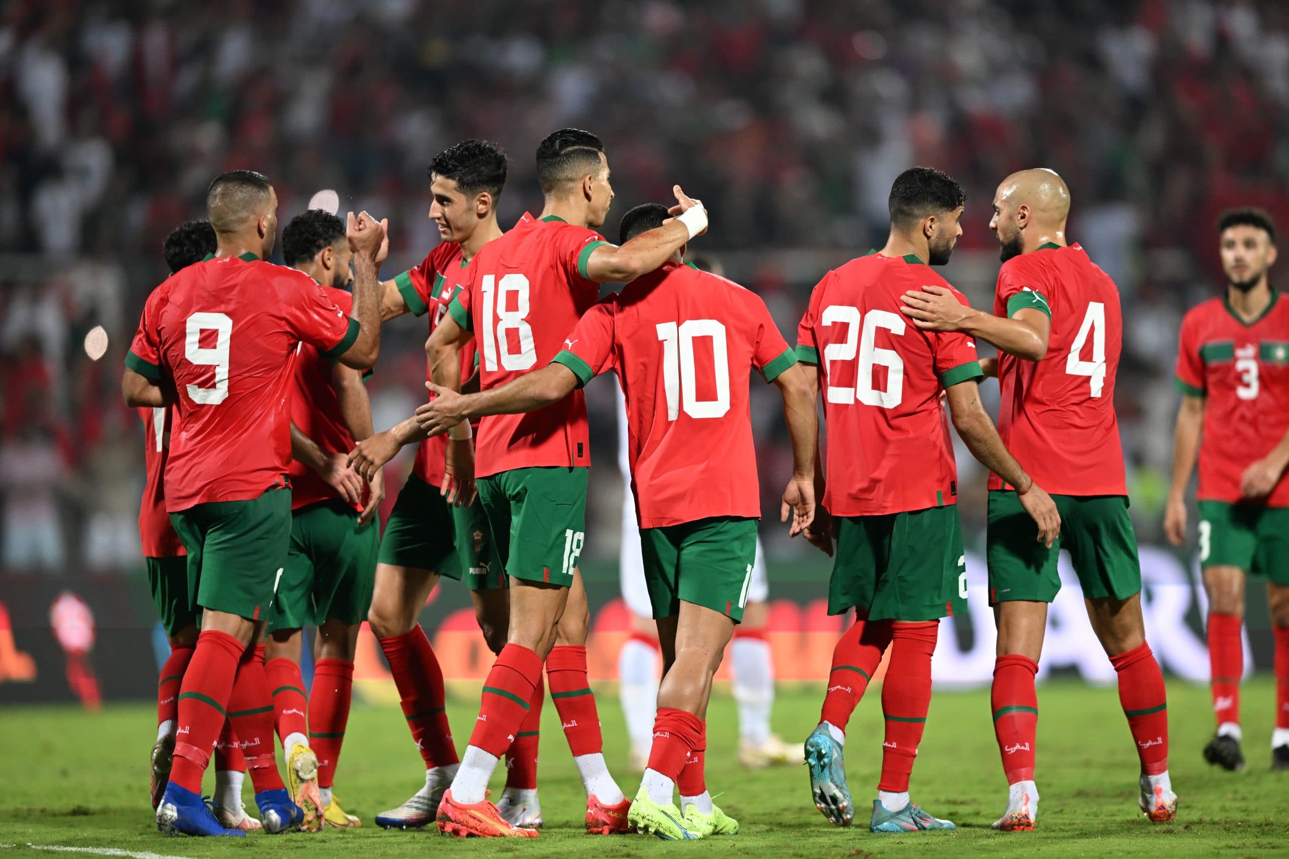 المنتخب الوطني يستعد لمباراة كرواتيا في كأس العالم قطر الأربعاء (صور)