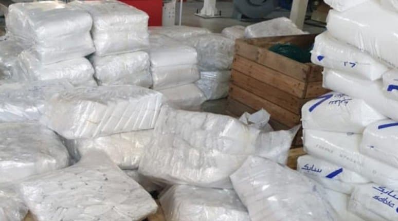 حجز كمية كبيرة من الأكياس البلاستيكية المحظورة بسلا