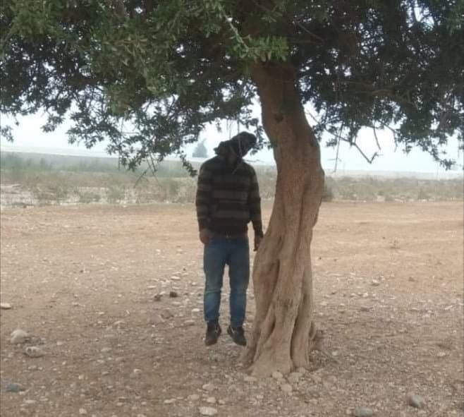 المصالح الأمنية بسطات تعثر على جثة شخص معلقة في شجرة