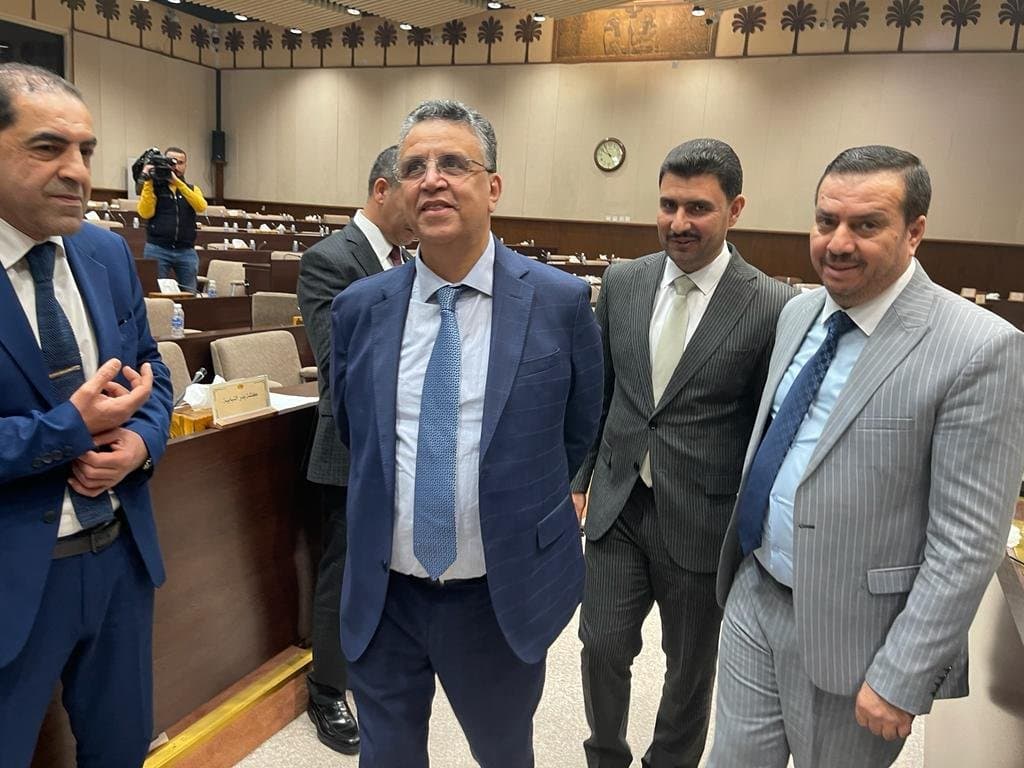 وزير العدل يلتقي رئيس مجلس النواب العراقي