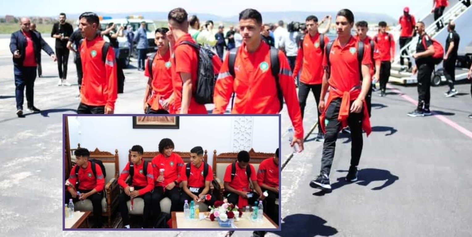 بعثة منتخب أقل من 17 سنة تحل بالجزائر