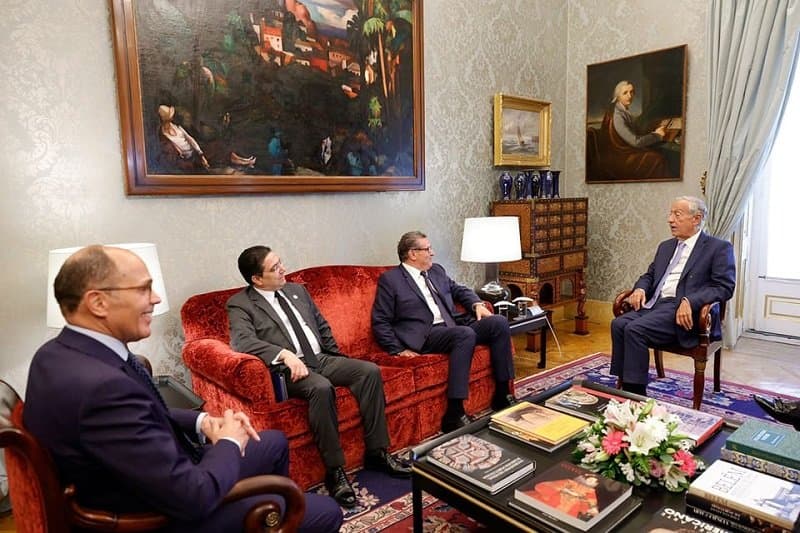 السيد أخنوش في ضيافة رئيس الجمهورية البرتغالية