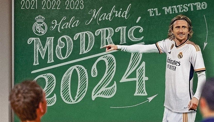 ريال مدريد يجدد عقد مودريتش حتى 2024