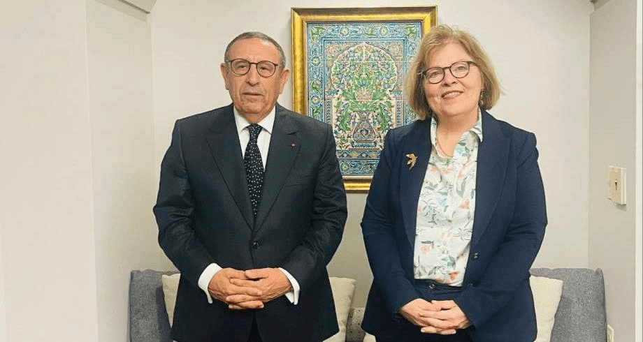 واشنطن : سفير جلالة الملك يتباحث مع مساعدة وزير الخارجية الأمريكية لشؤون الشرق الأدنى. 