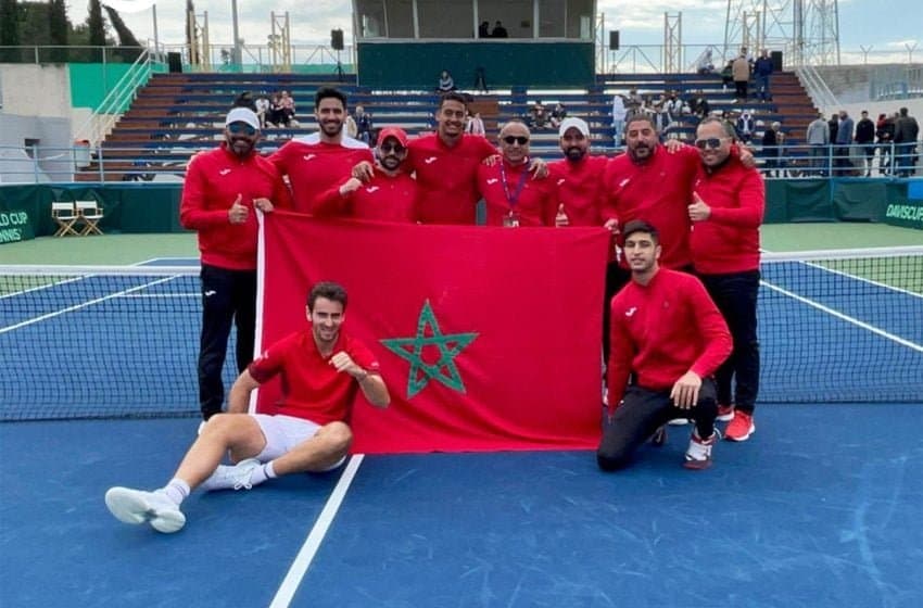 كأس ديفيس لكرة المضرب : المنتخب المغربي يضمن البقاء ضمن المجموعة العالمية الثانية.
