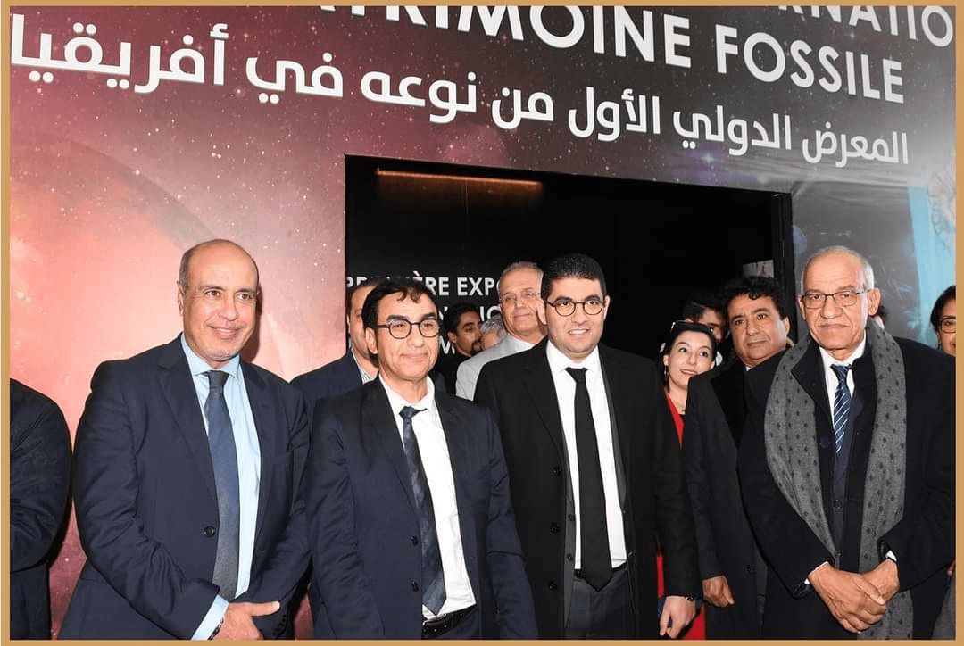 بنسعيد يشرف على افتتاح المعرض الدولي الأول حول التراث الأحفوري. 