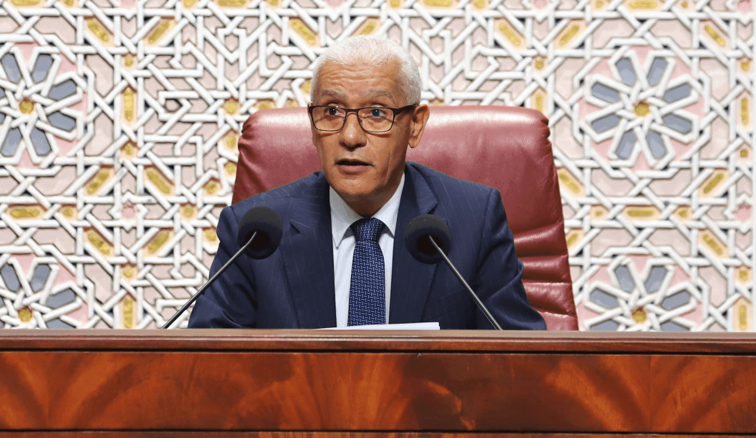 برقية ولاء وإخلاص مرفوعة إلى جلالة الملك من رئيس مجلس النواب.