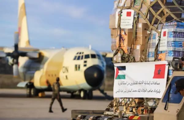 المغرب ضمن قائمة الدول المشاركة في إرسال المساعدات الإنسانية إلى سكان قطاع غزة.