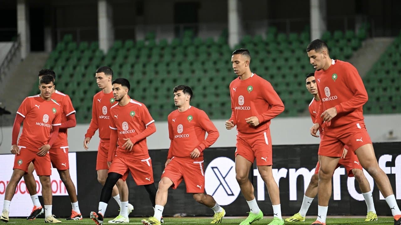 المنتخب المغربي يواصل استعداداته لمواجهة نظيره الموريتاني