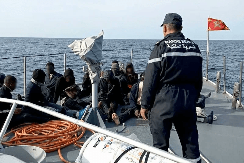 البحرية الملكية تنقذ 58 مهاجرا سريا في طريقهم إلى جزر الكناري