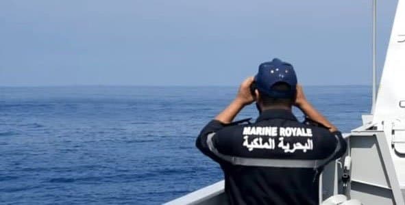 ميناء طانطان : اعتراض وحدة البحرية الملكية قارباً مطاطياً يحمل مهاجرين غير نظاميين