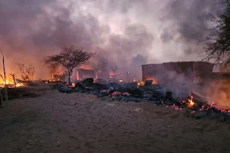 مشاهد تظهر معارك ضارية بالفاشر ومعاناة النازحين تتفاقم