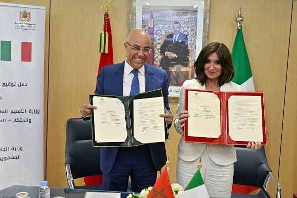 توقيع مذكرة تعاون بين المغرب وإيطاليا في مجال التعليم العالي والبحث العلمي