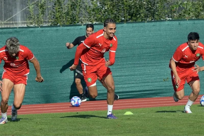 المنتخب الأولمبي المغربي يُكثّف استعداداته لمواجهة الأرجنتين في الأولمبياد