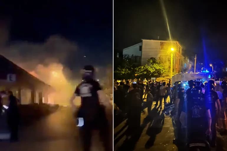 أردوغان يتهم "الخطاب المسموم" للمعارضة بتفجير العنف ضد سوريين في قيصري