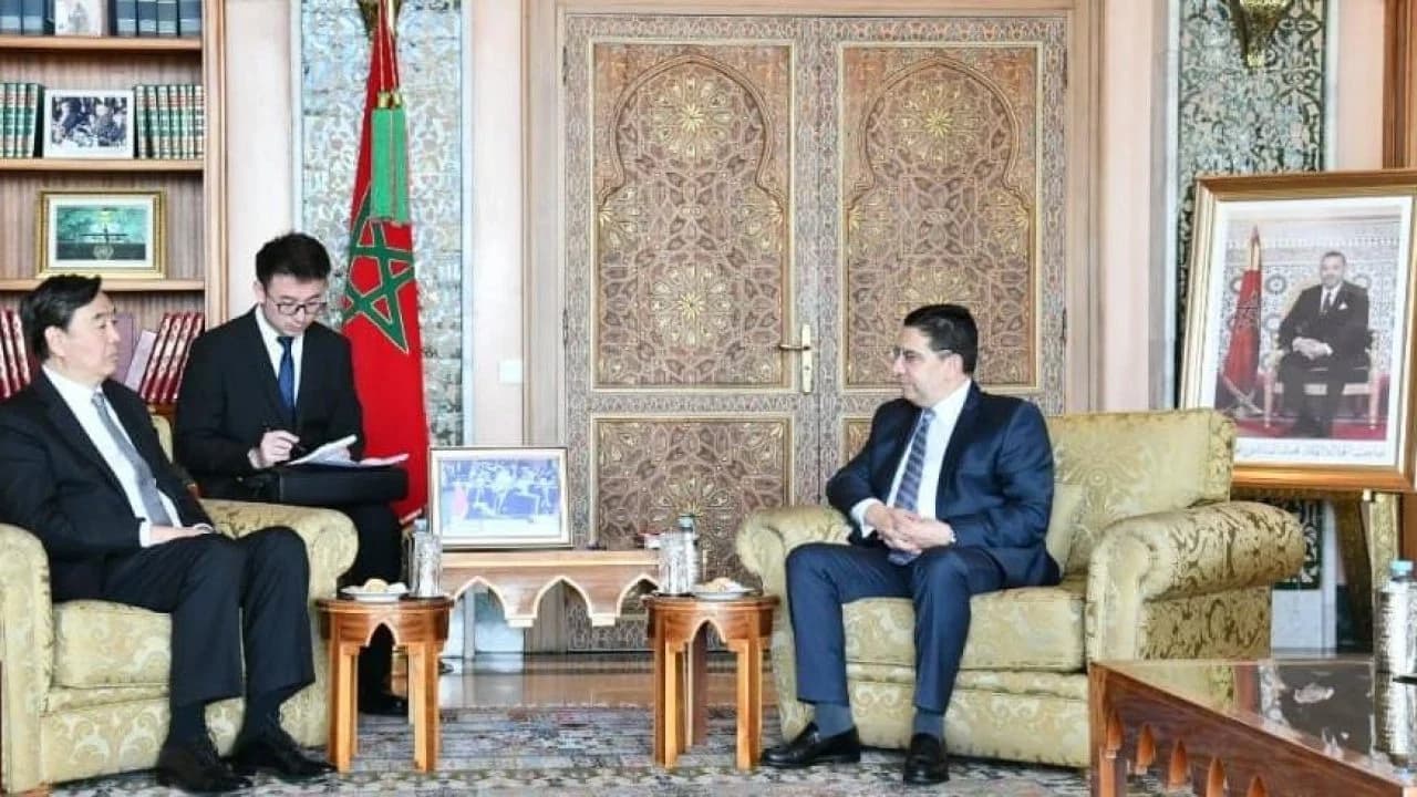 ناصر بوريطة يجري مباحثات مع المبعوث الصيني الخاص إلى الشرق الأوسط
