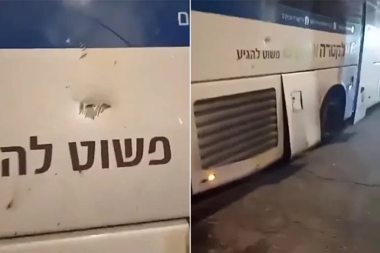 انفجار عبوة ناسفة قرب حافلة مستوطنين في بيت لحم