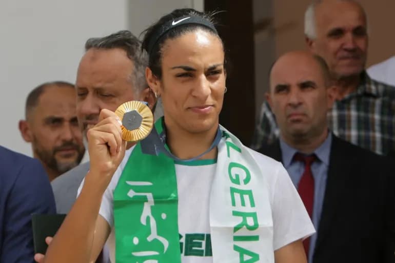 الملاكمة الجزائرية إيمان خليف تقرر مقاضاة ماسك وترامب