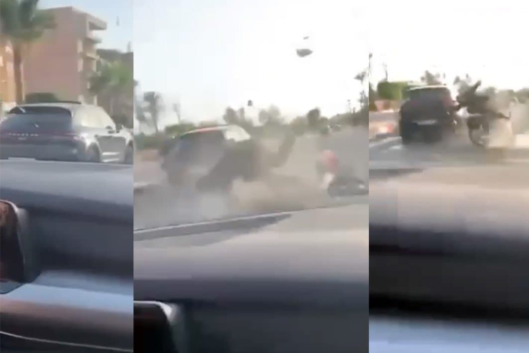 حصري .. بالفيديو « ضسارة » سائقين تتسبب في حادثة خطيرة