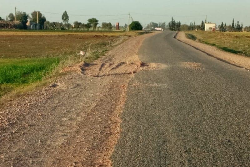 مقاطع طرقية تثير غضبا نواحي برشيد