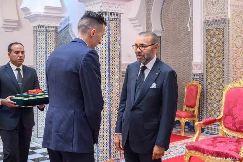 البقالي: وسام العرش يزيدني قوة وفخرا