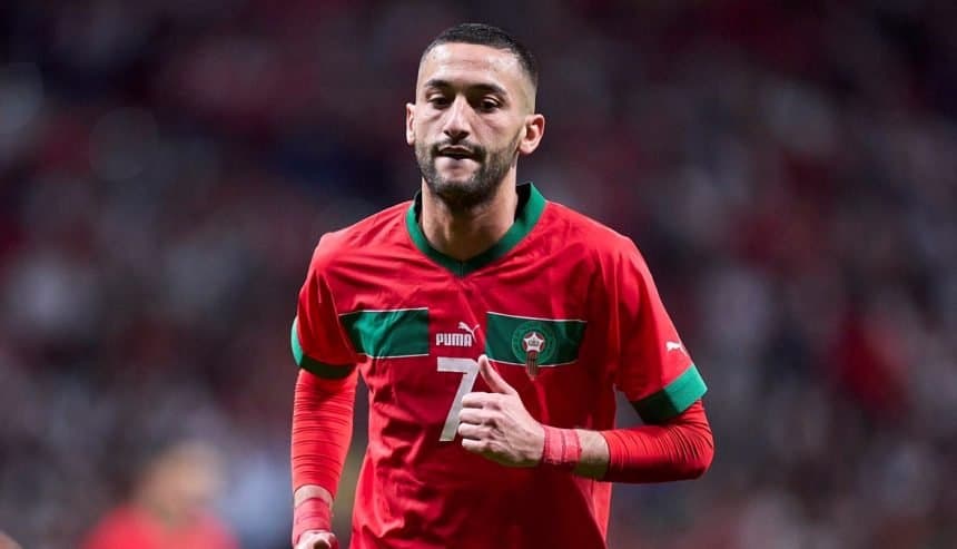 إصابة حكيم زياش تبعده عن الملاعب لمدة أسبوعين