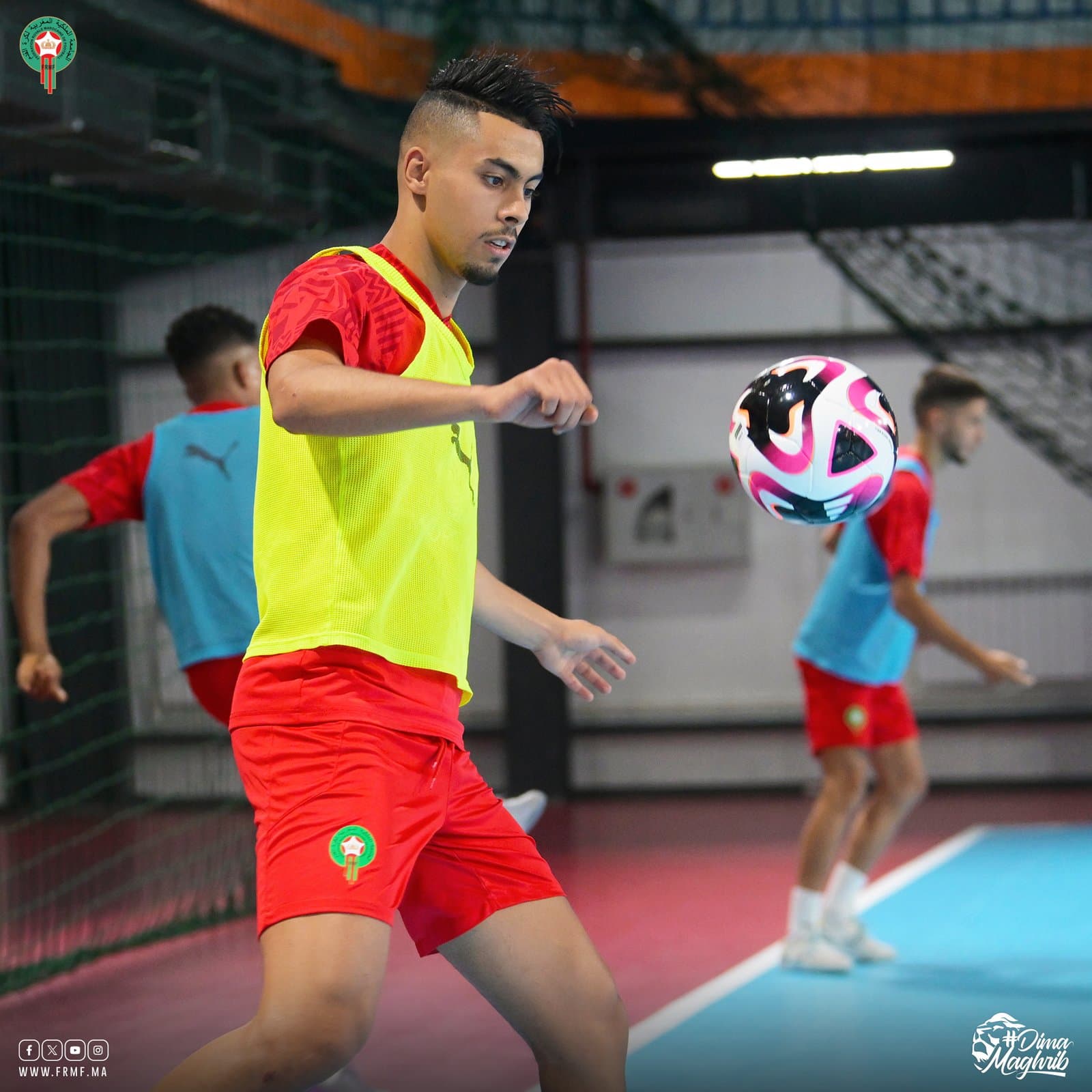 المنتخب الوطني لكرة القدم داخل القاعة يستعد لمواجهة طاجيكستان