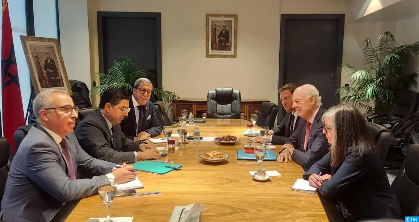 السيد بوريطة يجري مباحثات مع المبعوث الشخصي للأمين العام إلى الصحراء المغربية