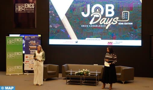 افتتاح الدورة الرابعة لأيام التشغيل"JOB DAYS"بالمدرسة الوطنية للتجارة والتسيير  بالدار البيضاء