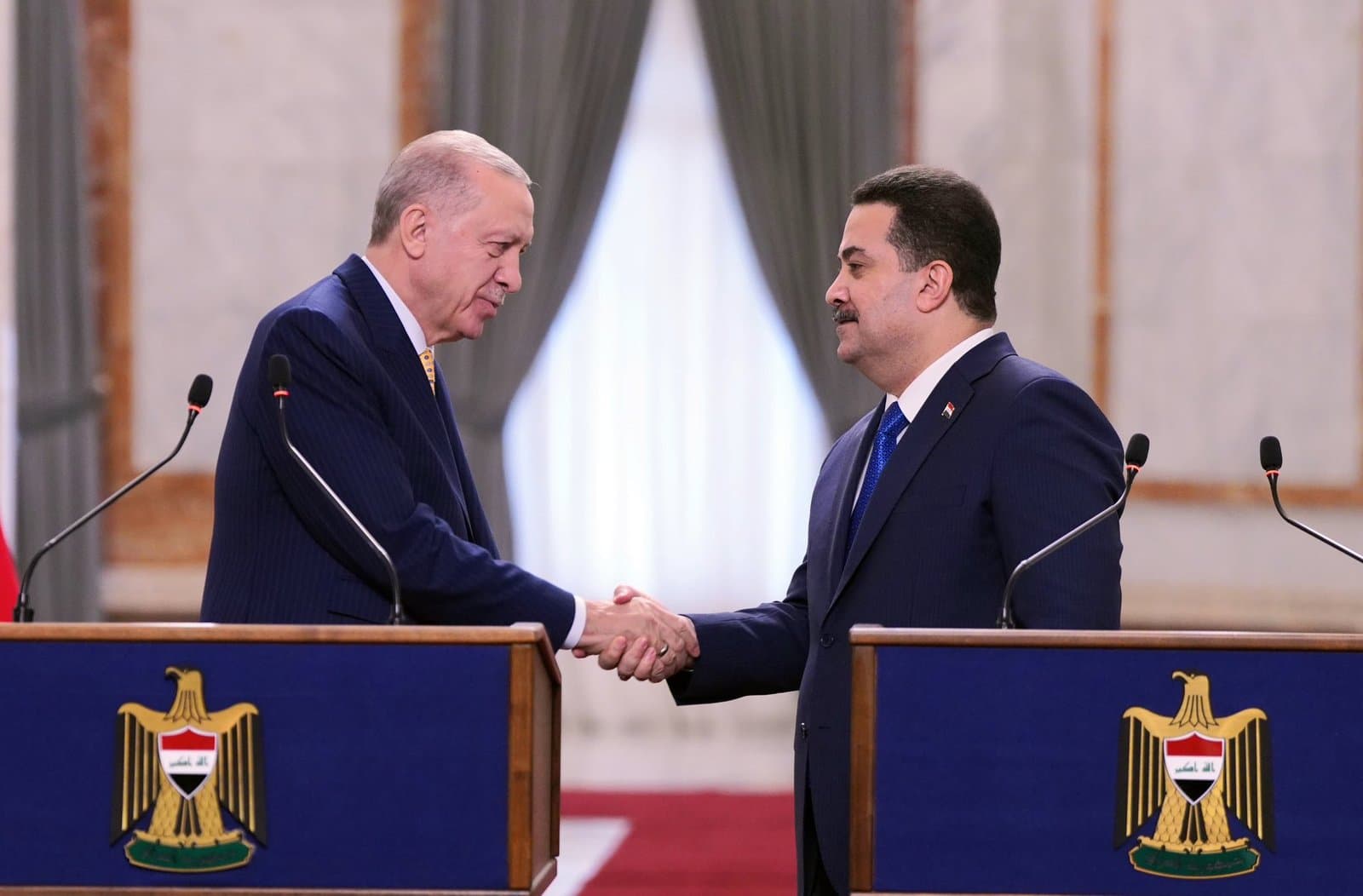 أردوغان والسوداني يؤكدان على أهمية التنسيق لضمان استقرار سوريا والمنطقة