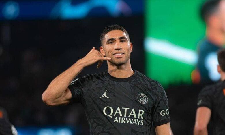 أشرف حكيمي مرشح لجائزة أفضل لاعب في إفريقيا لعام 2024