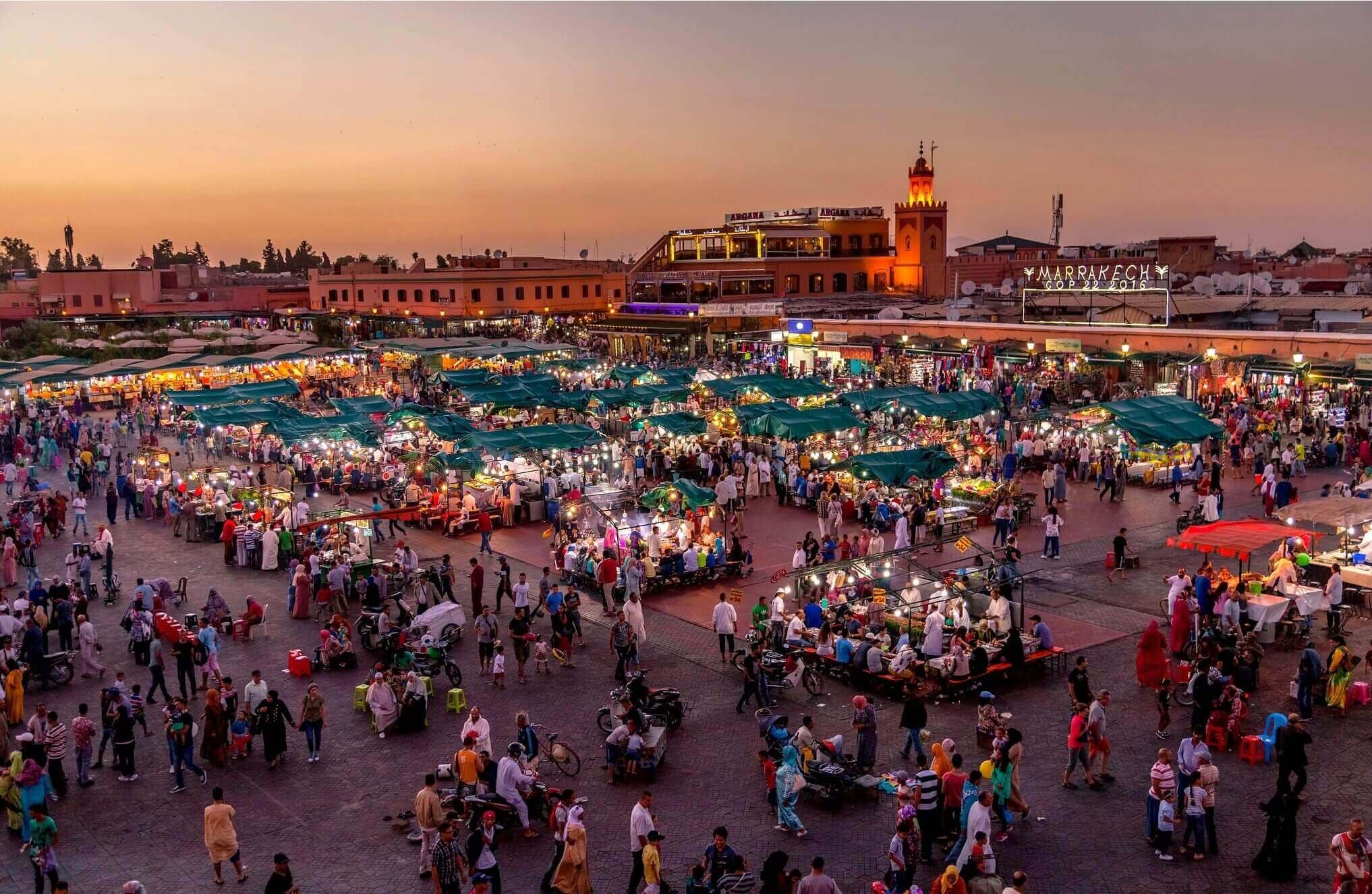 مراكش تتصدر أبرز الوجهات السياحية لعام 2024