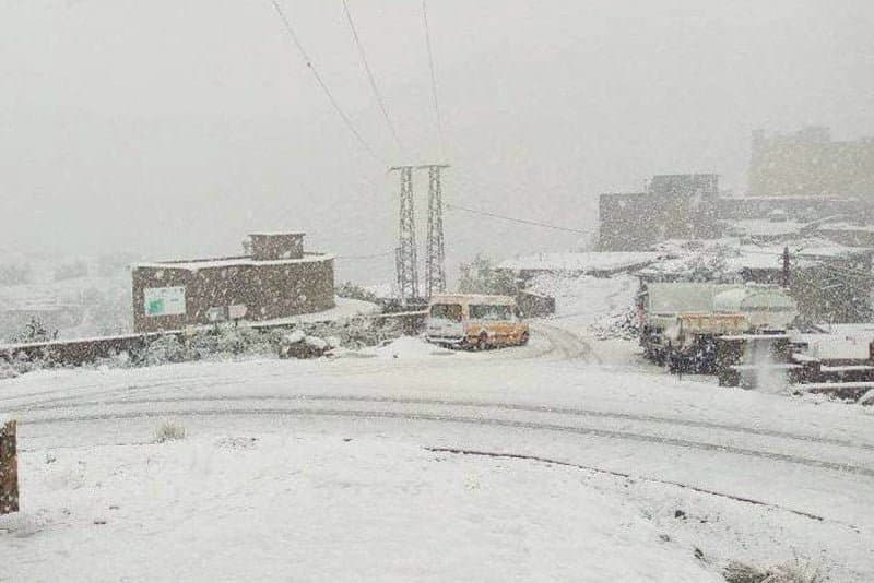 تساقطات ثلجية وزخات رعدية مرتقبة في عدة مناطق بالمملكة