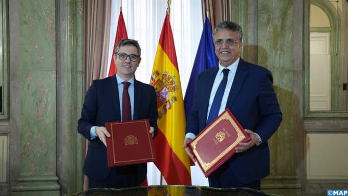 المغرب وإسبانيا يوقعان إعلان نوايا مشترك لتعزيز التعاون القضائي