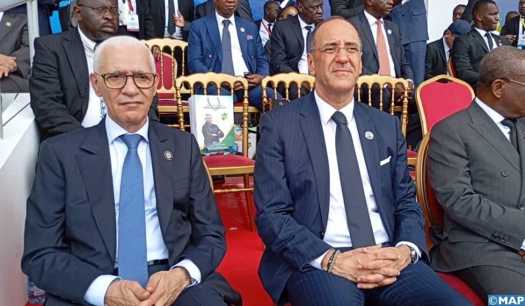 الطالبي العلمي يمثل جلالة الملك في حفل تنصيب رئيس الغابون