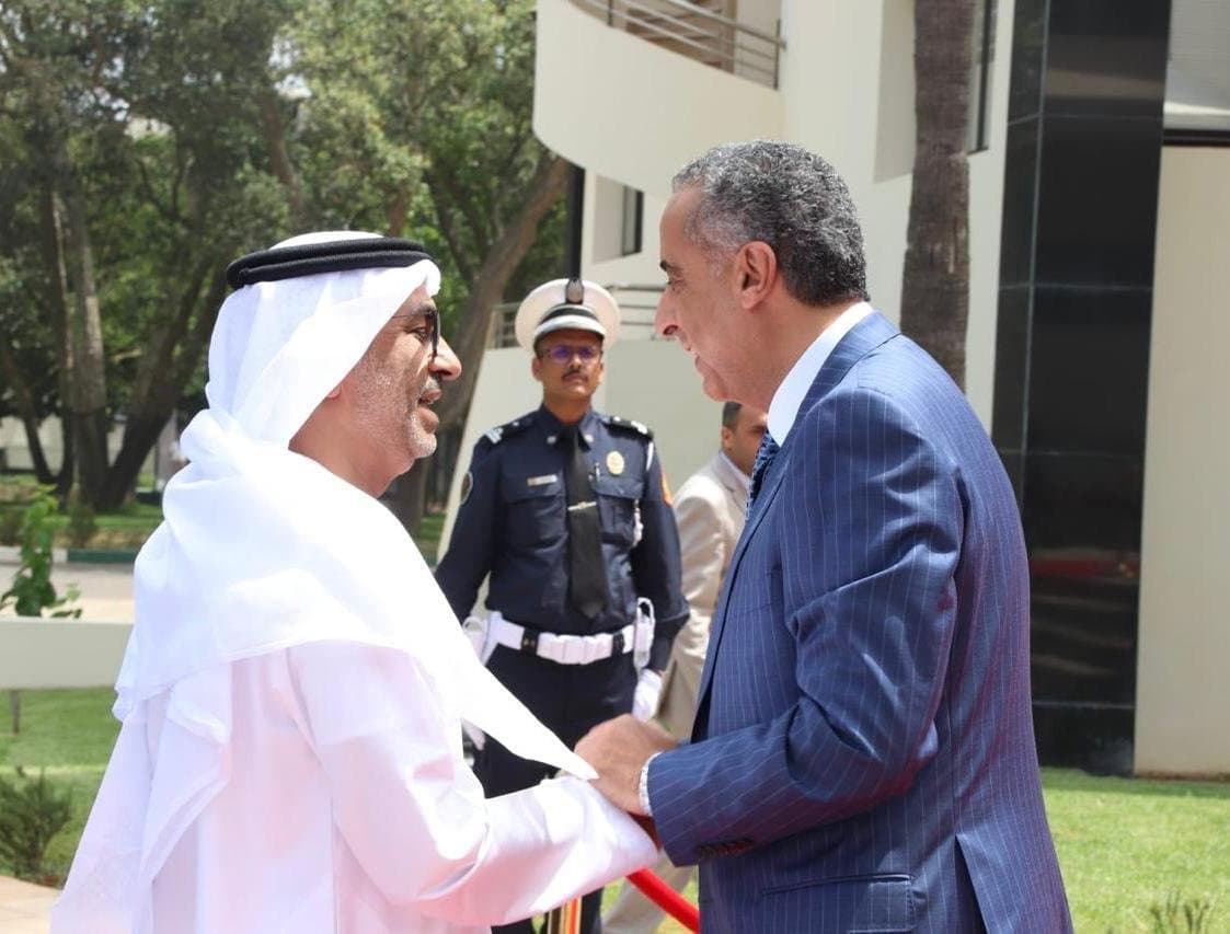 الحموشي يستقبل رئيس الاستخبارات الإماراتية بالرباط