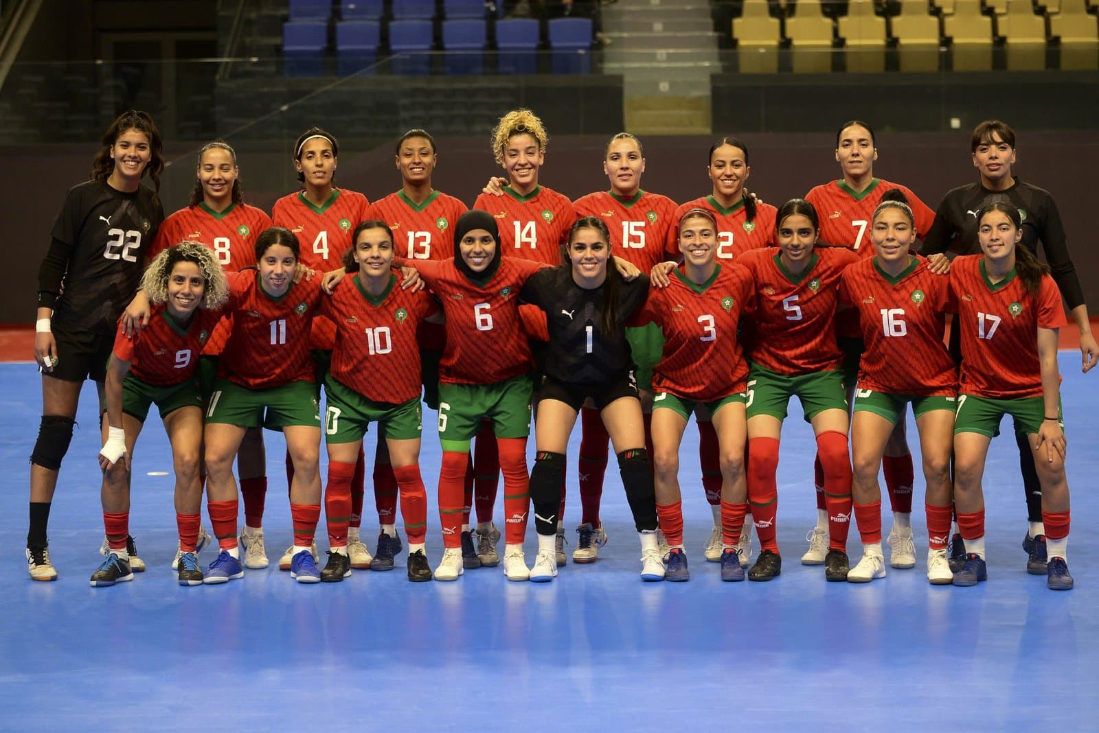 المغرب في المجموعة الأولى بكأس العالم لكرة القدم داخل الصالات للسيدات