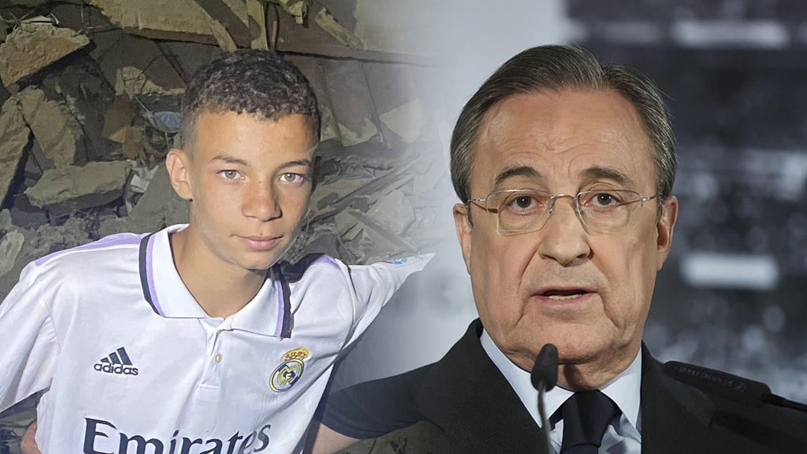ريال مدريد يستقبل الطفل المغربي الناجي من زلزال الحوز