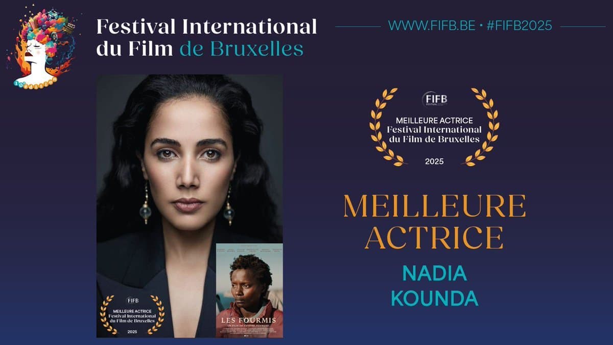 نادية كوندّا تتوج بجائزة أفضل ممثلة في مهرجان بروكسيل السينمائي الدولي