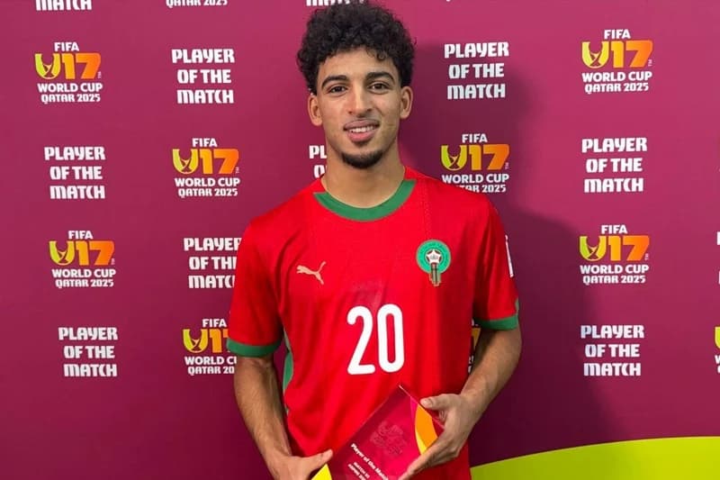 كأس العالم تحت 17 سنة: إسماعيل العود يُختار لاعب المباراة أمام مالي