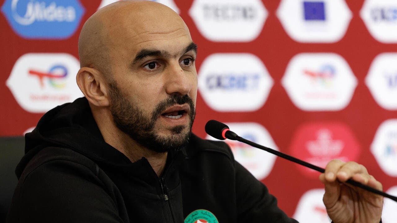 الركراكي: كل شيء ممكن في مباراة المغرب وتنزانيا