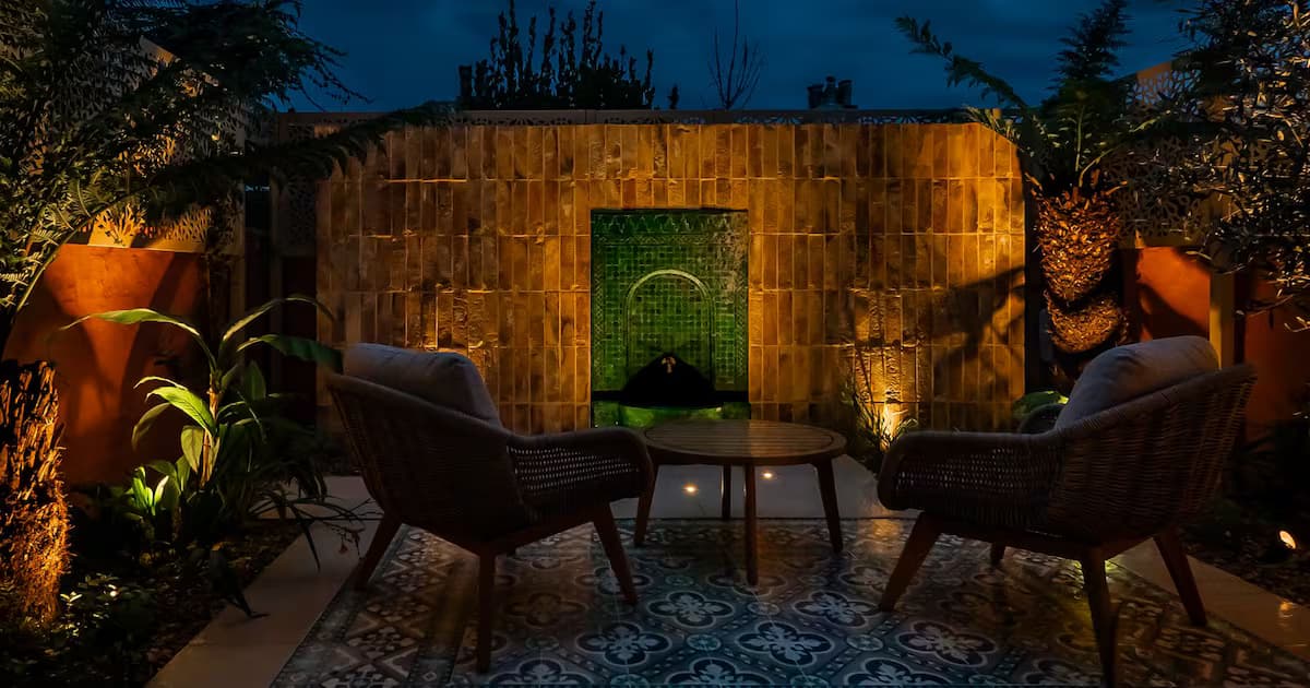 التصميم المغربي يتألق في حديقة بريطانية