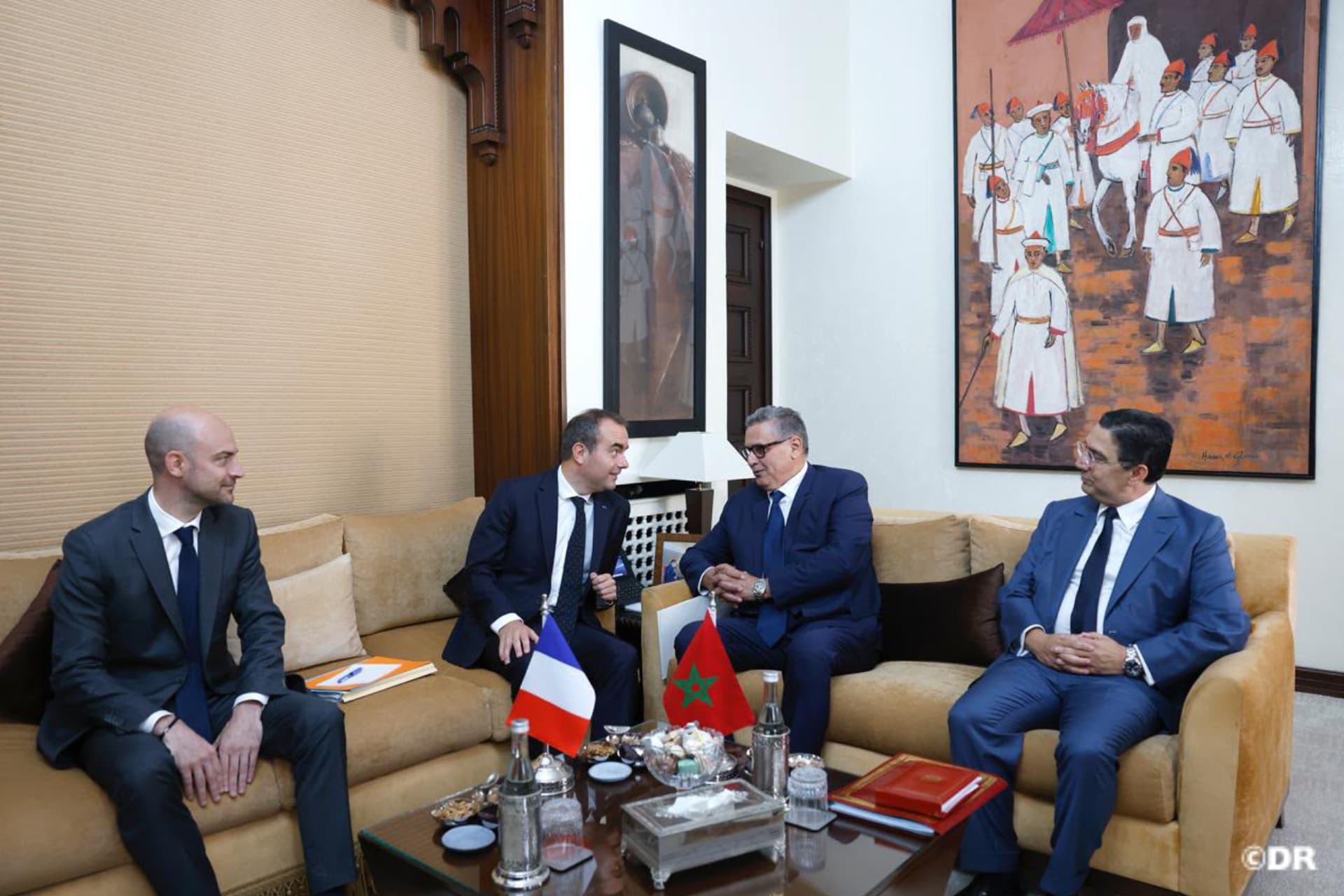 المغرب و فرنسا: أخنوش يجري مباحثات مع لوكورنو بالرباط