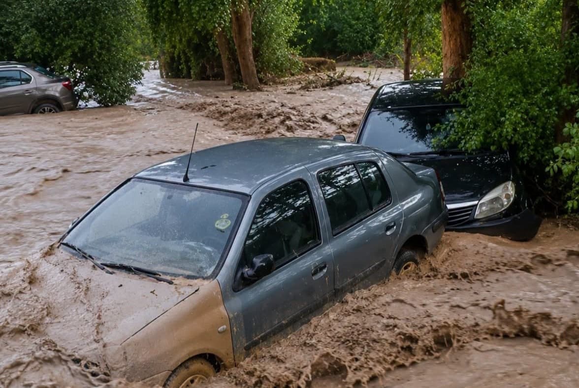 جرسيف: سيول جارفة تجرف سيارات بدوار الزاوية دون خسائر بشرية