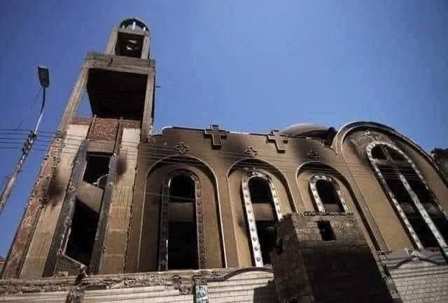 مصر ... 41 قتيلا في حريق الكنيسة القبطية غرب القاهرة