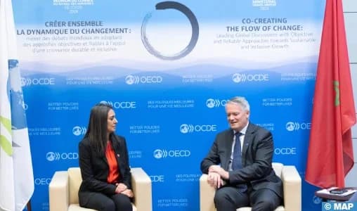 نادية فتاح تتباحث مع الأمين العام لمنظمة التعاون الاقتصادي والتنمية