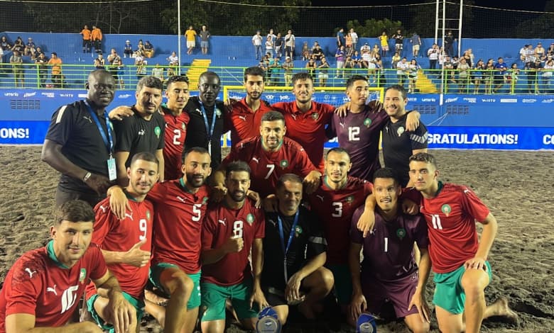 منتخب الشاطئ المغربي يستعد لمواجهة أنغولا في تصفيات كأس إفريقيا 2024