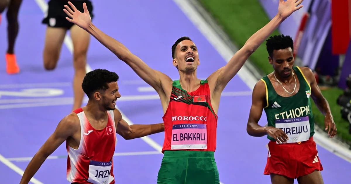 سفيان البقالي يهدي المغرب أول ذهبية في الألعاب الأولمبية باريس 2024